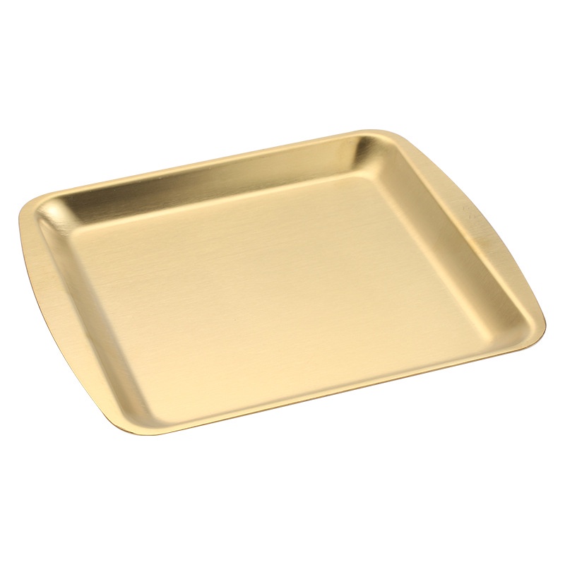 Kingsbakeware Nampan Gold Persegi - Emas / Oval Gold Tray / Piring Gold