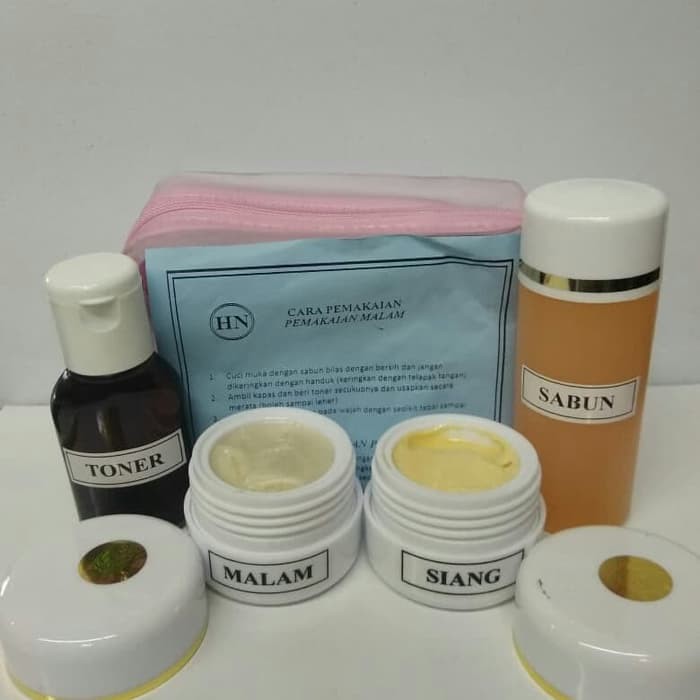 PAKET CREAM HN DOMPET KWALITAS SUPER 15gr BROSUR BIRU - KRIM SET HN KUALITAS SUPER 15 gr