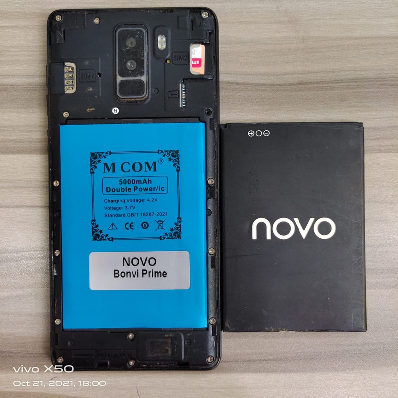 Battery Batere Batre Baterai Double Power Mcom Novo Bonvi Prime