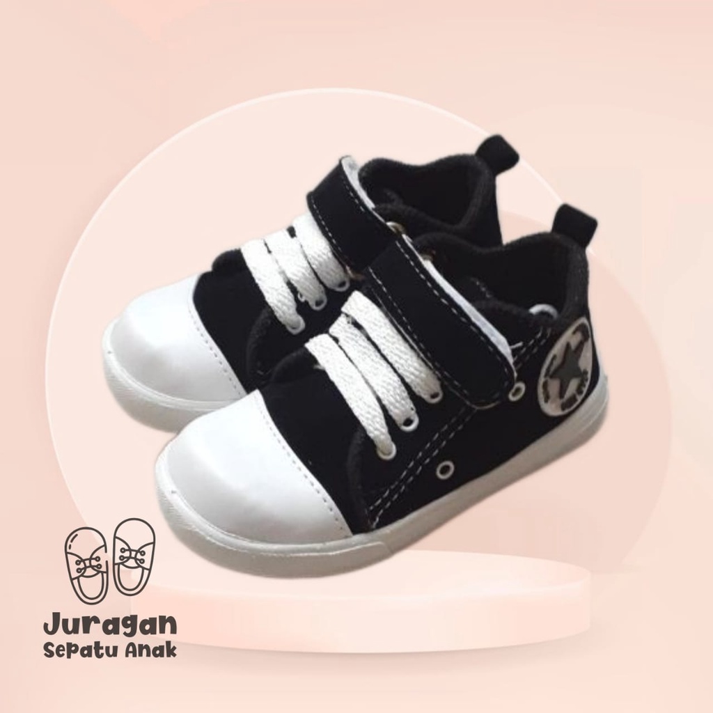 Sepatu anak sneaker laki laki dan perempuan star vns sepatu balita murah /sepatu anak lucu/sepatu sneaker lucu