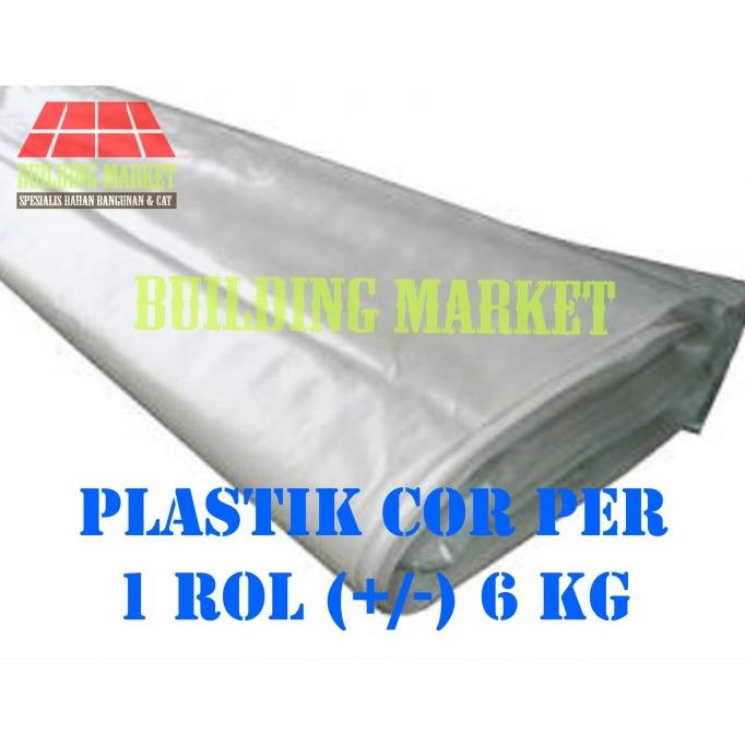 

(BISA COD) PLASTIK BANGUNAN DAK BETON PLASTIK COR BENING 2 LAPIS PER ROL +/- 6 KG PRODUK TERBATAS