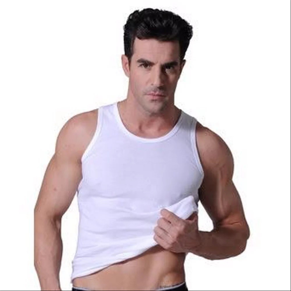 GT MAN Kaos Singlet Pria Katun GTT01 Polos Orisinil / Tanktop Singlet Pria GTMan Katun