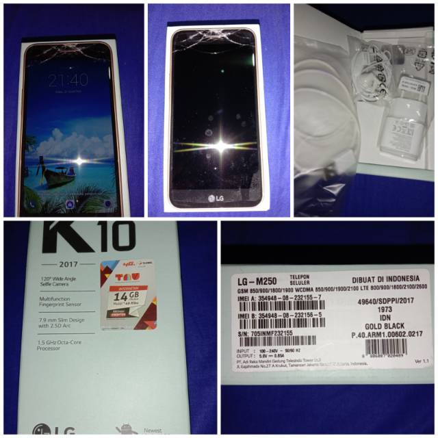 Hp LG K10 bekas