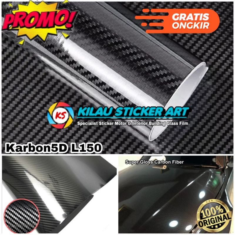 Stiker Karbon Kevlar/5D Stiker Skotlet Karbon Kevlar/5D