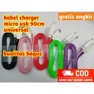 kabel charger universal micro usb 90 cm kabel casan kualitas bagus