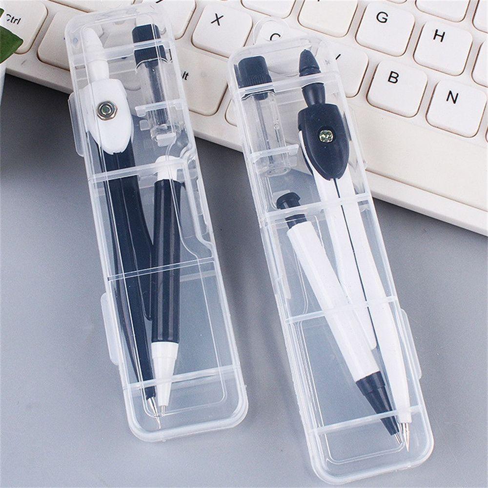 Mxbeauty Compasses Set Multifungsi Anak Stainless Steel Untuk Lingkaran Alat Tulis Siswa Math Compass
