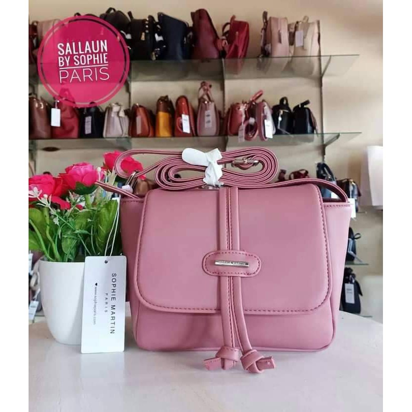 TAS SALLAUN : PINK / NAVY / GREY / BATA : SOPHIE MARTIN PARIS PROMO SELEMPANG