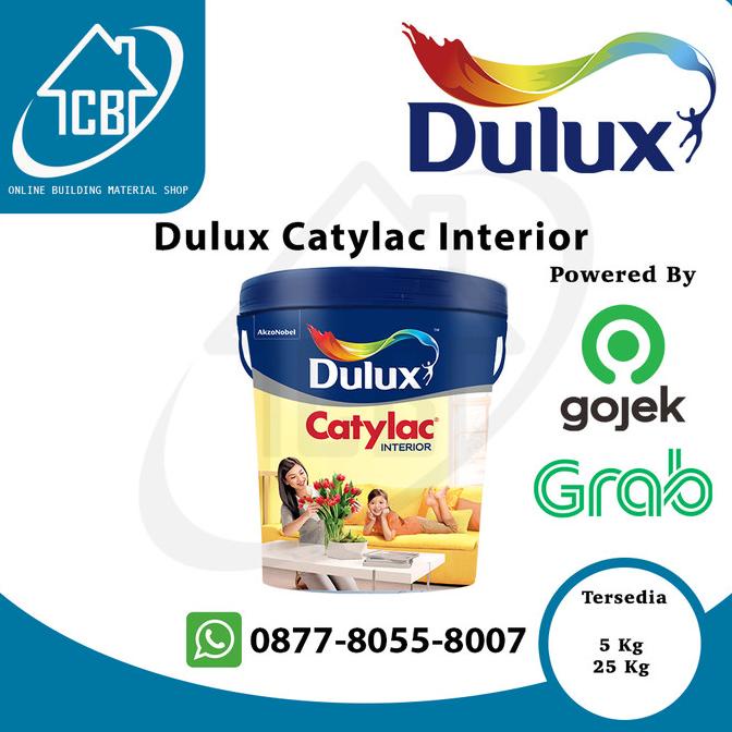 CAT TEMBOK DULUX CATYLAC PUTIH WHITE - 25KG