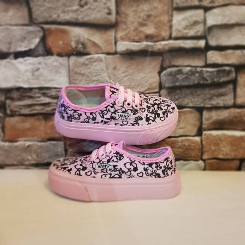 sepatu anak perempuan vans pink size 20-35