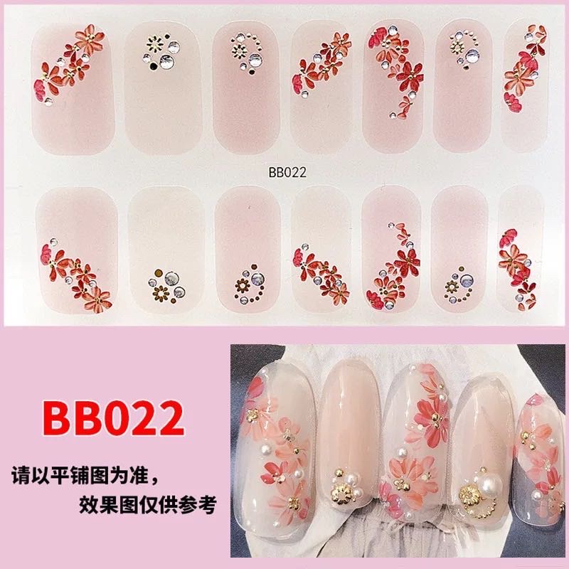 12PCS NAIL STICKER 3D PREMIUM DESIGN TIMBUL / STIKER KUKU DESAIN TIMBUL MEWAH AWET TAHAN 2 BULAN