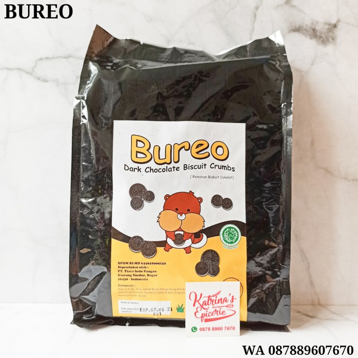 

1 kg BUREO remah biskuit hitam