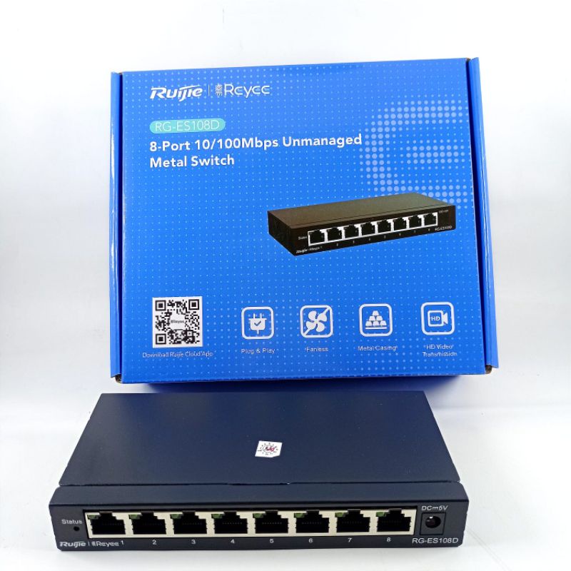 RUIJIE SWITCH HUB ES108D 8 PORT