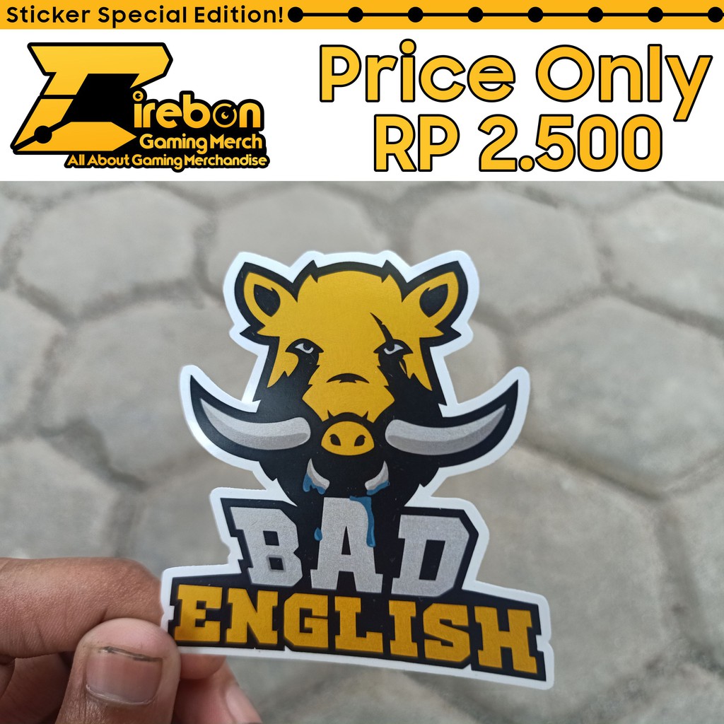 

Sticker Stiker Dota 2 Team Bad English