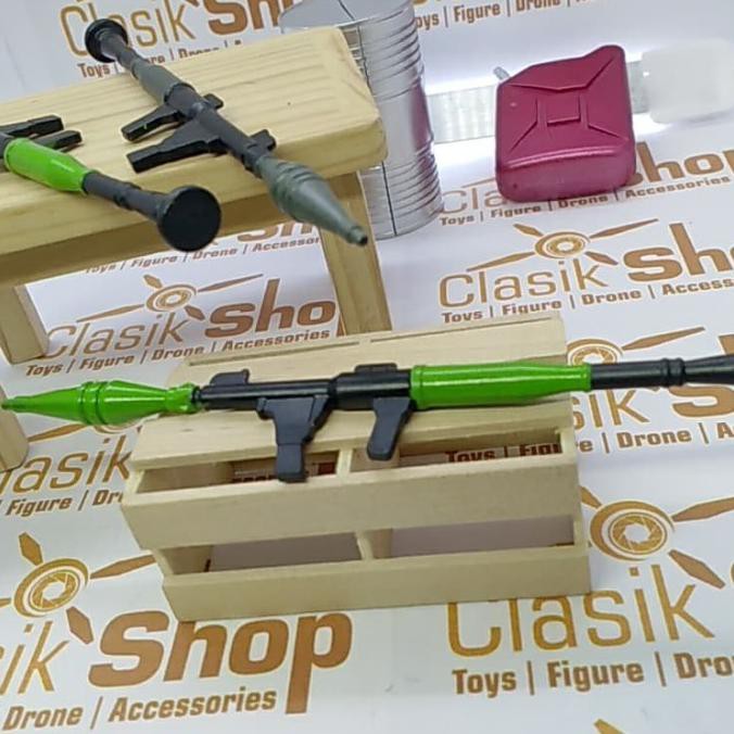 ♥️BISA COD♥️ miniatur 1/12 RPG 7 Bazooka cocok untuk shf revolteck legend avenger PRODUK