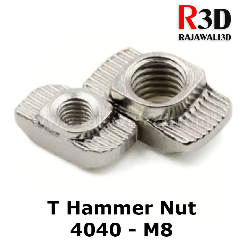T Nut M8 Tee Nut T Hammer Nut 40-M8 Drop In Aluminium Profile 4040