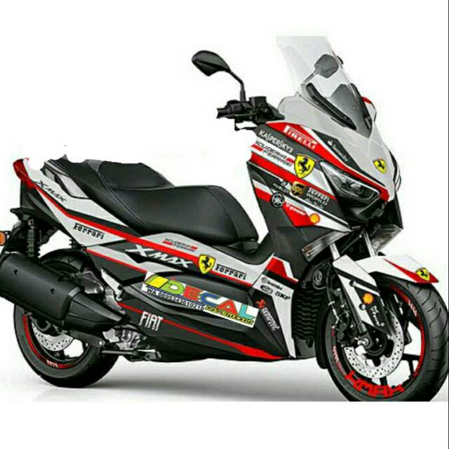 DECAL XMAX FERARRI XMAX 007
