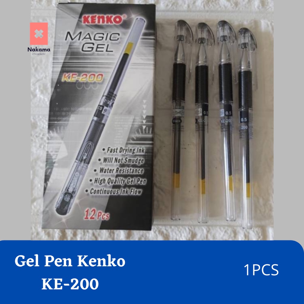 

Pulpen Kenko Magic Gel KE-200 Gel Pen Kenko