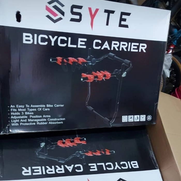 Aksesoris Sepeda - Rak Sepeda Untuk Mobil, Syte Bike Carrier Bisa 3 Sepeda