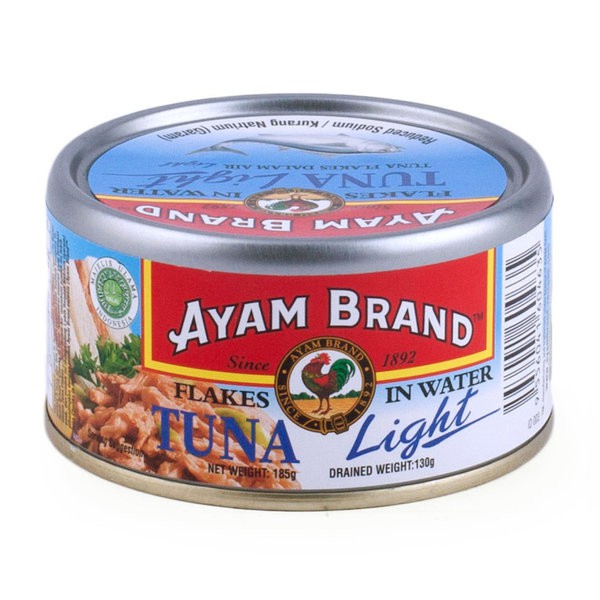 

AYAM BRAND Sandwich Flakes in Water Tuna Light 150gr Ikan Tuna Kaleng