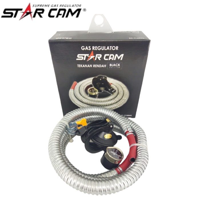 Star Cam SC-23MSS Regulator Gas dengan Selang SC-T12RMS