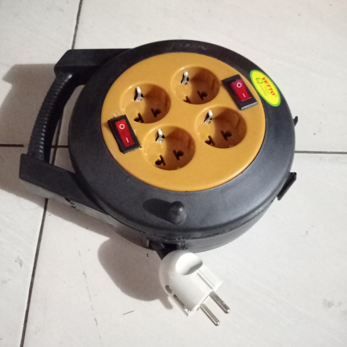 Kabel Roll - Kabel Roll 10 Meter Rakitan / Kabel Roll 10 Meter 2 Saklar / Kabel Rol