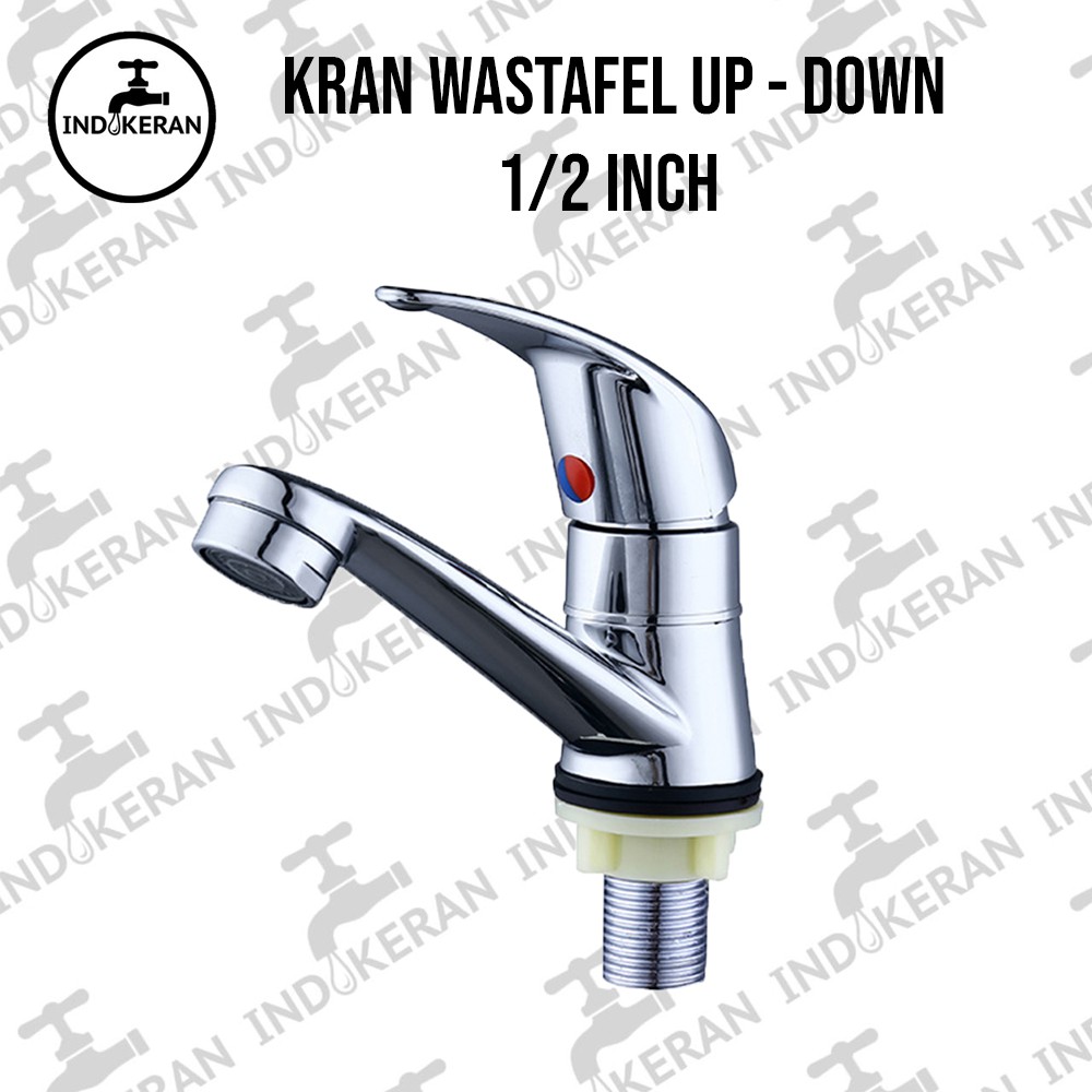 INDOKERAN - Kran Wastafel Up Down - 1/2 Inch