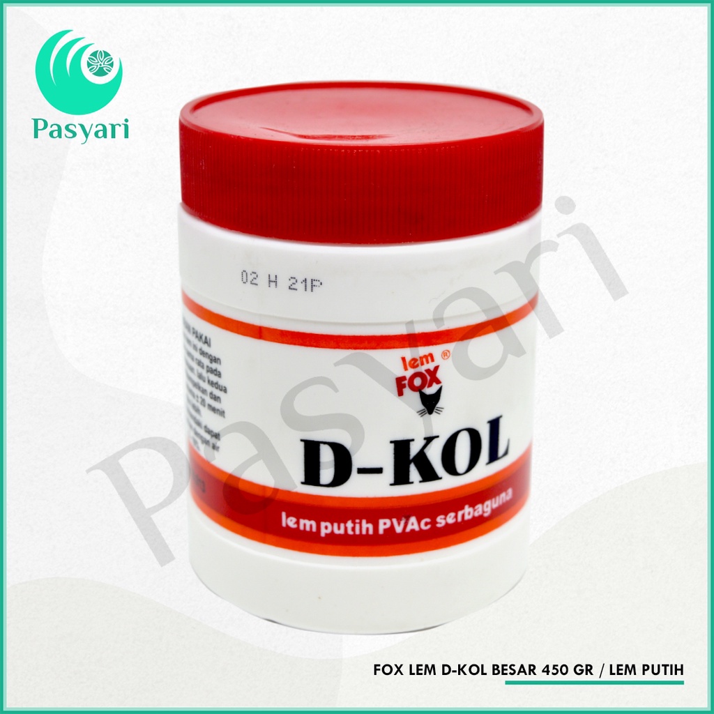 

Fox Lem D-Kol Besar 450 Gr / Lem Putih