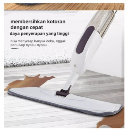 Pel Lantai Semprot Otomatis Pelan Lantai Serbaguna Water Spray Mop Automatic With High Quality