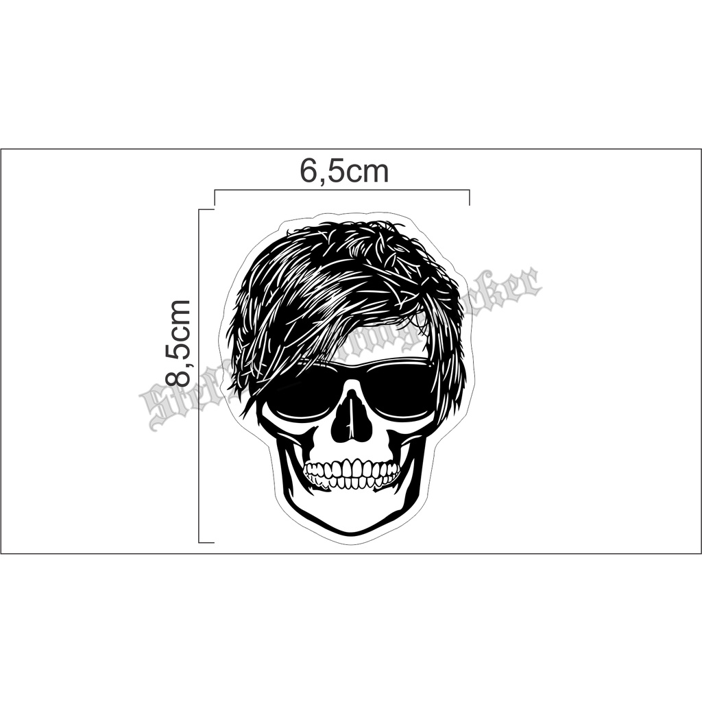 

sticker printing gambar kepala tengkorak