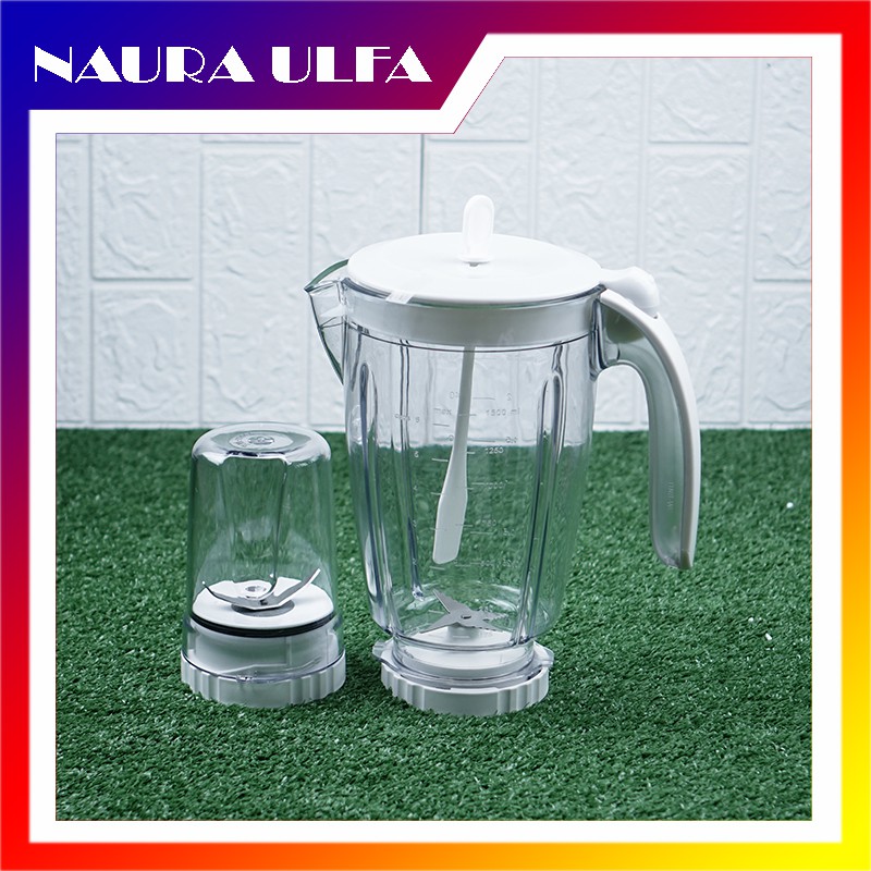 [BAYAR DITEMPAT] SET GELAS JUS DAN GELAS BUMBU BLENDER PHILIPS HR 2115 2116 2071 2061