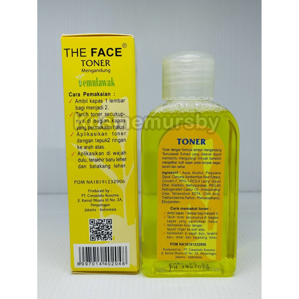 The Face Temulawak Toner BPOM Original