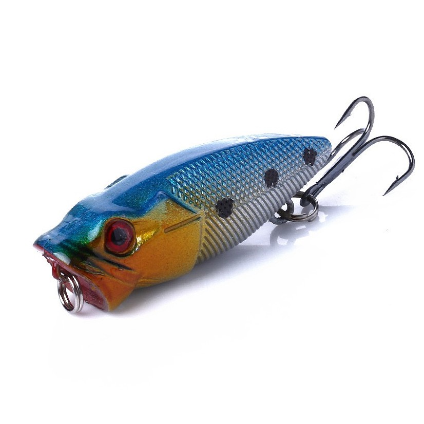 HENGJIA 6pcs Mini 3.5cm/3.g Popper Umpan Pancing Minnow Memancing Peralatan Swimbait Fishing Lure