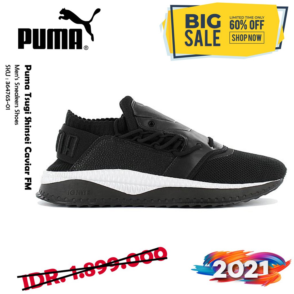 Sepatu Pria Sneakers Shoes Puma TSUGI Shinsei Caviar FM Original BNIB 364765-01