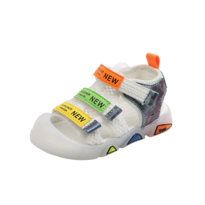 Sepatu Sandal LED Sendal Anak Sport New Supr