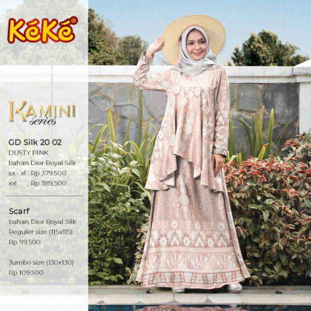 Gamis Dewasa Keke ~ Kamini Series GD Silk 20 02 ~