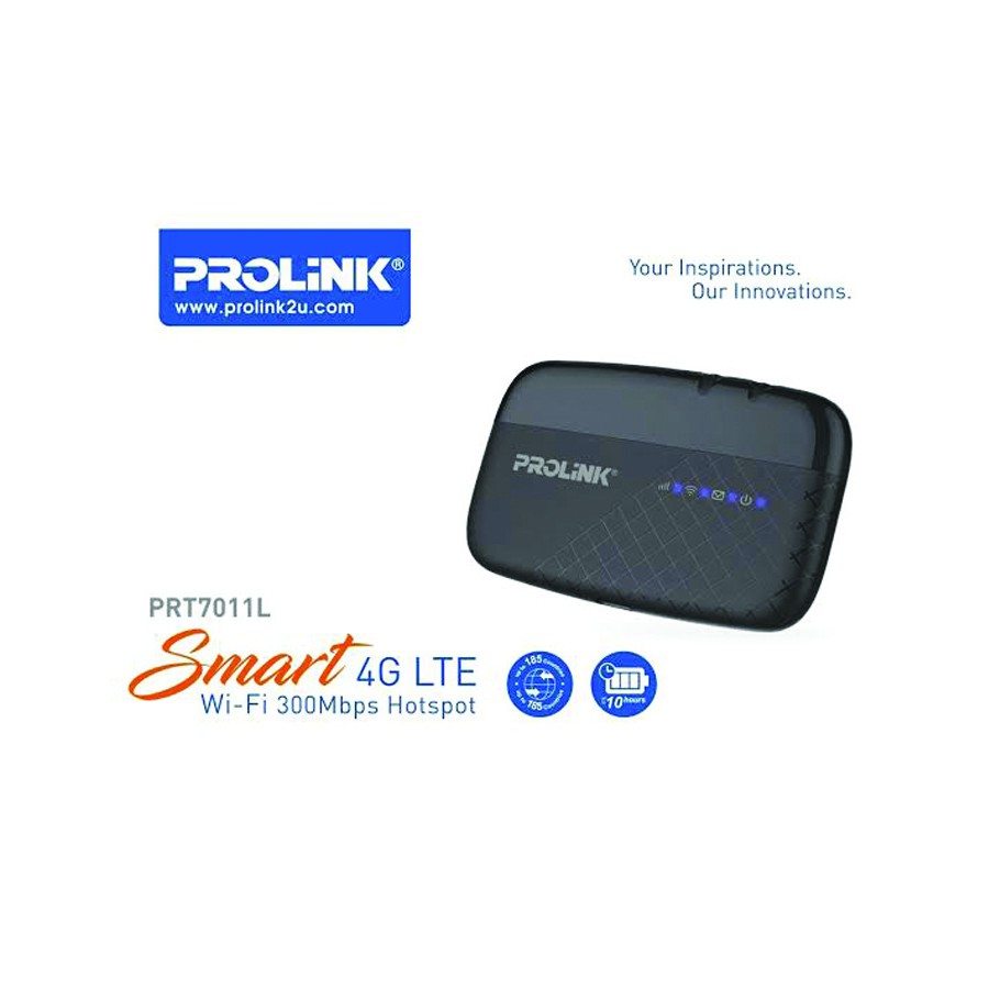 PRT7011L | MODEM 4G PROLINK PRT7011L MIFI ORIGINAL RESMI (BLACK)