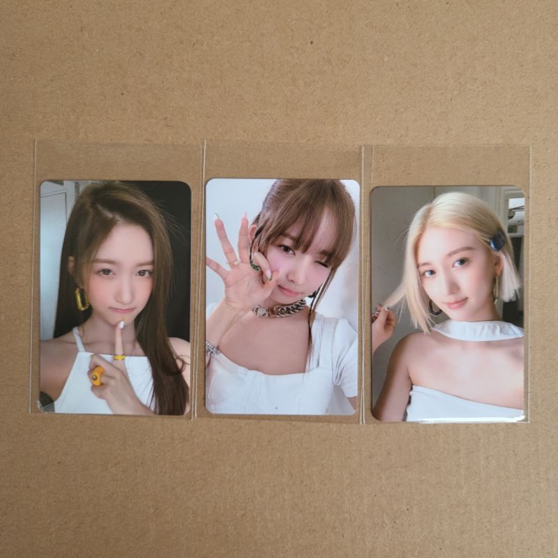 Photocard IVE After Like POB Ktown4u (Leeseo, Gaeul, Rei)