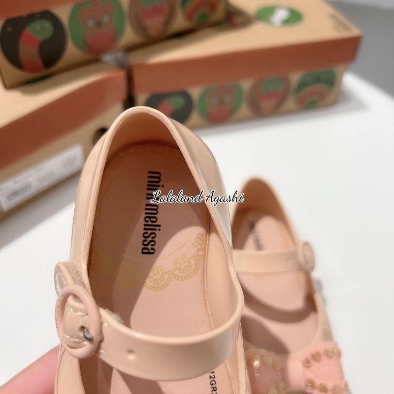 sepatu mini melissa sweet love III balerina nude pink/sepatu mini melissa pita/sepatu Melissa anak