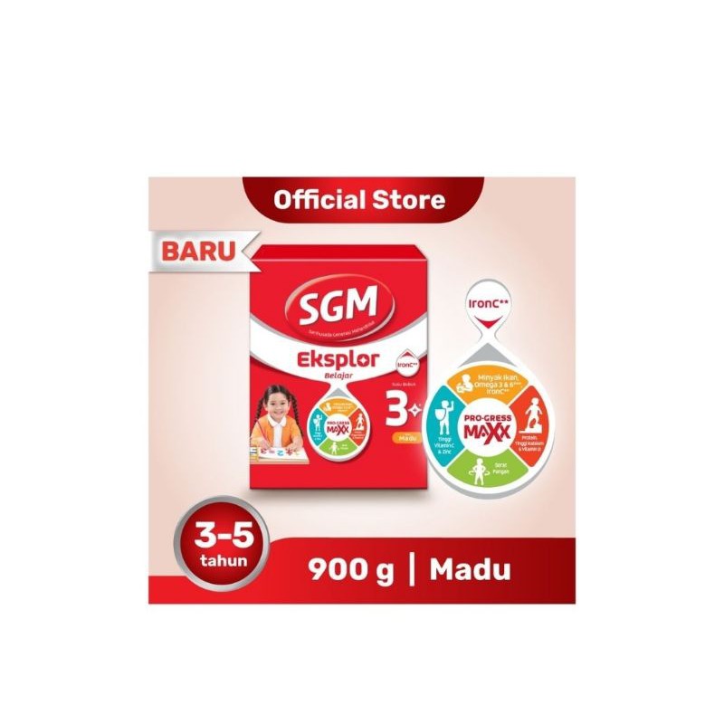 

SGM Eksplor 3+ Pro-Gressmaxx Madu 900gr