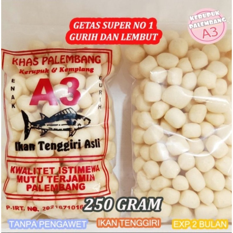 

Getas palembang kerupuk palembang