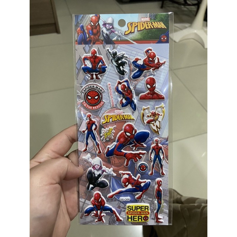 

Stiker timbul karakter