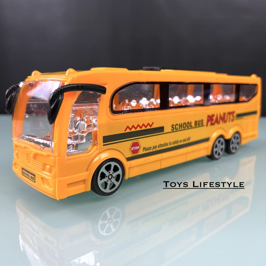 Mainan Mobil Bus Public Bus Mega Bus School Bus Diecast (MURAH)