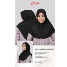 Jilbab Bergo Zoya/ Marsha HB HL Casual Zoya