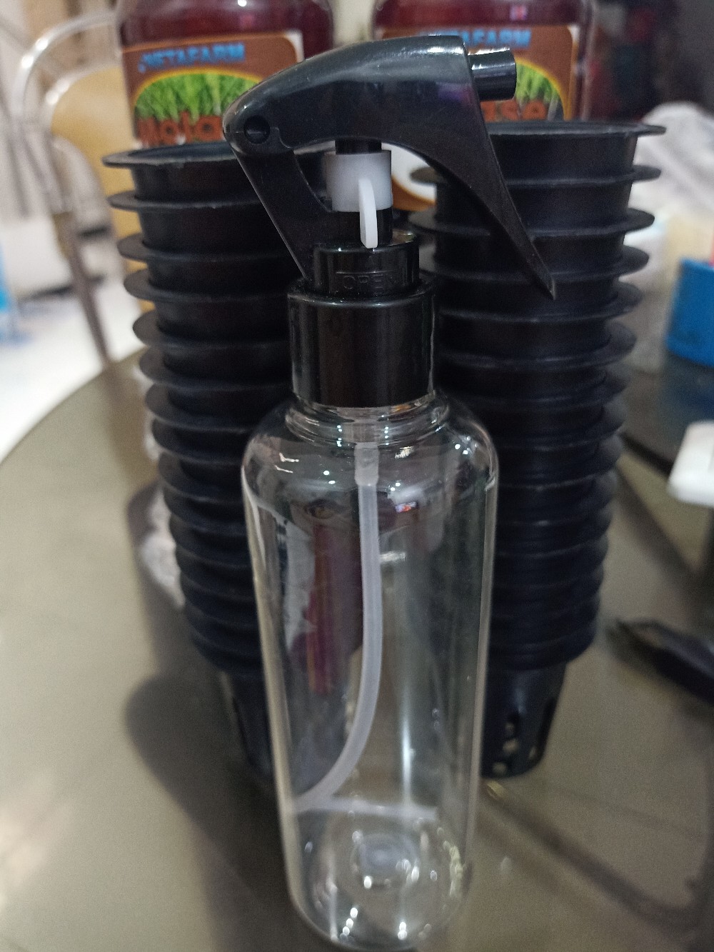 Botol Pet 250 Ml + Tutup Trigger Sprayer