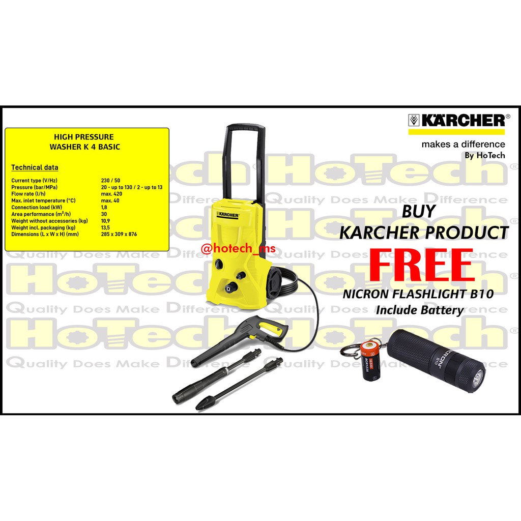 Jual Mesin Cuci Mobil Motor Merek Karcher K Basic High Pressure