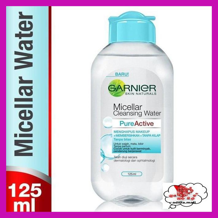 

E5Wet5- Garnier Micellar Cleansing Water Pure Active 125 Ml (Blue) R6Eu78-