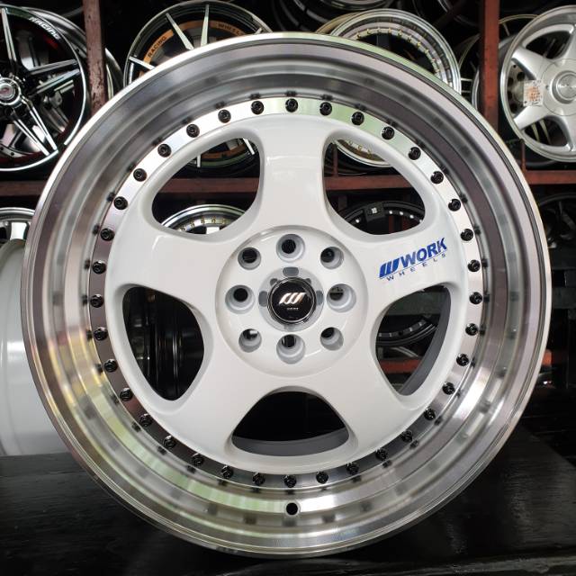 Velg R/Ring 17 Work Meister S1 Yaris Jazz Xenia Avanza Livina Sedan dll Free Packing Kayu+Asuransi