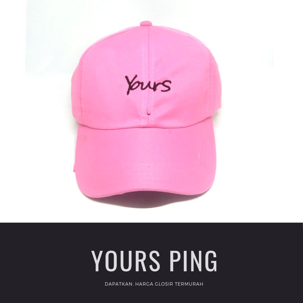 Termurah Topi baseball / garis tiga / challange / reclusive / kaktus / smile / pesawat kertas / yours / brotosaurus dino / daun kecil rasta / pohon kelapa  ring premium dan pertamax pria wanita kpop korea-yours ping