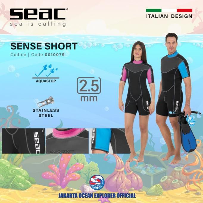 Wetsuit Pendek 2.5Mm Senso Short