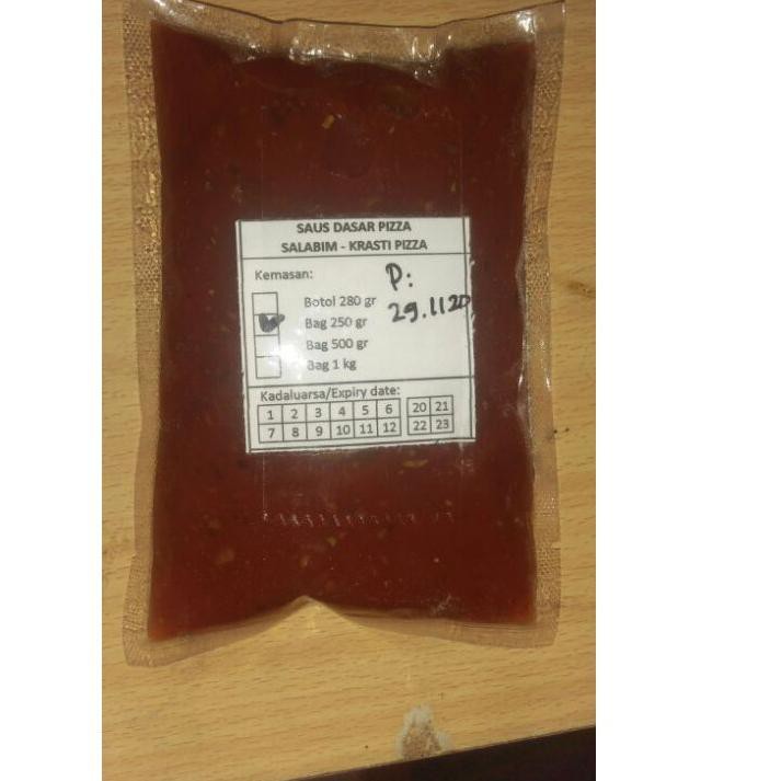 

Pasti Laris Saus Pizza Salabim , Saus Dasar Pizza, 250 gram - KRasti Pizza!!